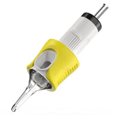 Hawink Tattoo Needles Cartridge #10/#12 16PCS with Membrane Professional Disposable Finger Ledge Cartridges