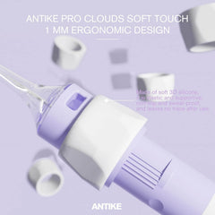 ANTIKE Wireless Tattoo Kit Complete Pro Tattoo Gun Kit with 2 Pcs LCD Tattoo Battery * 1500mAh, 20PCS Tattoo Cartridge Needles, Tattoo Color Ink Set AK-TK3001-9
