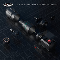 CNC Tattoo Machine Wireless Tattoo Gun Rotary Pen with 3200mAh Dual Batteries 3.5 Stroke Power Supply Digital LED Display Coreless Motor for Tattoo Professionals and Beginners CNC-M2-E77-1