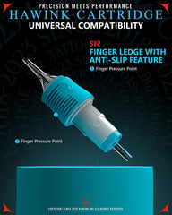 60 Assorted Tattoo Needles Cartridge Mixed Size #10 #12 Disposable Membrane