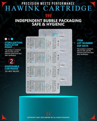 60 Assorted Tattoo Needles Cartridge Mixed Size #10 #12 Disposable Membrane