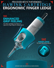 60 Assorted Tattoo Needles Cartridge Mixed Size #10 #12 Disposable Membrane