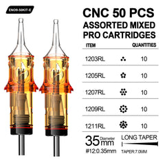 CNC FUEGO Tattoo Needle Cartridges 50Pcs/Box