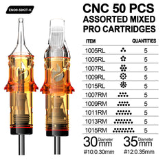 CNC FUEGO Tattoo Needle Cartridges 50Pcs/Box