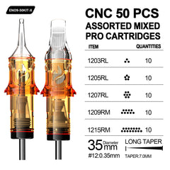 CNC FUEGO Tattoo Needle Cartridges 50Pcs/Box