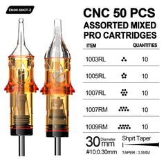 CNC FUEGO Tattoo Needle Cartridges 50Pcs/Box