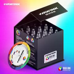 HAWINK Tattoo Ink Set 1OZ 14 Colors Ink and 2 Color Mixing Solution Upgraded Version Tattoo Supply TI205-30-16