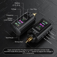 Tattoo Kit Tattoo Pen with Tattto Battery and 20 Pcs Tattoo Cartridge Needles, Tattoo Ink Set, Complete Tattoo Supplies for Beginners and Artists NA-TK-P704KITA-8