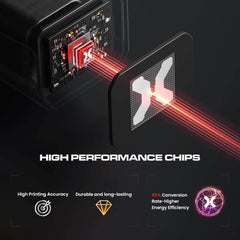 Nazzor Tattoo Kit Tattoo Machine with Two 1600mAh Batteries LED Display Tattoo Gun 20PCS Tattoo Cartridge Needles and 7PCS Ink E78-01