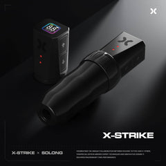 Nazzor Tattoo Kit Tattoo Machine with Two 1600mAh Batteries LED Display Tattoo Gun 20PCS Tattoo Cartridge Needles and 7PCS Ink E78-01