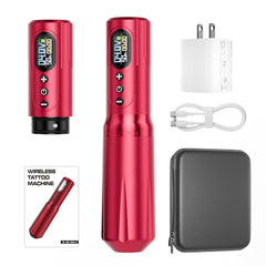 Tattoo Gun,Solong Wireless Tattoo Gun Kit Super Fast Charger with Dual 2000mAh Power Supply