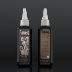 Tattoo Ink,Solong S Series 3.3oz(100ml) Professional Black Tattoo Ink for Outlining,Shading and Blending-Premium Black Tattoo Supplies,TI303S-100-031