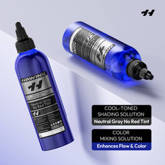 Tattoo Ink Color Mixing Solution, 2PCS Cool-Toned Shading Solution 8OZ and Color Mixing Solution 8OZ Premium Shading Solution Tattoo for Artists
