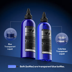 Tattoo Ink Color Mixing Solution, 2PCS Cool-Toned Shading Solution 8OZ and Color Mixing Solution 8OZ Premium Shading Solution Tattoo for Artists