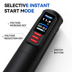 Tattoo Kits Tattoo Machine with Two 1600mAh Batteries,20PCS Cartridge,Tattoo Pen Complete Tattoo Accessories for Beginners (NA-TK8501-1）